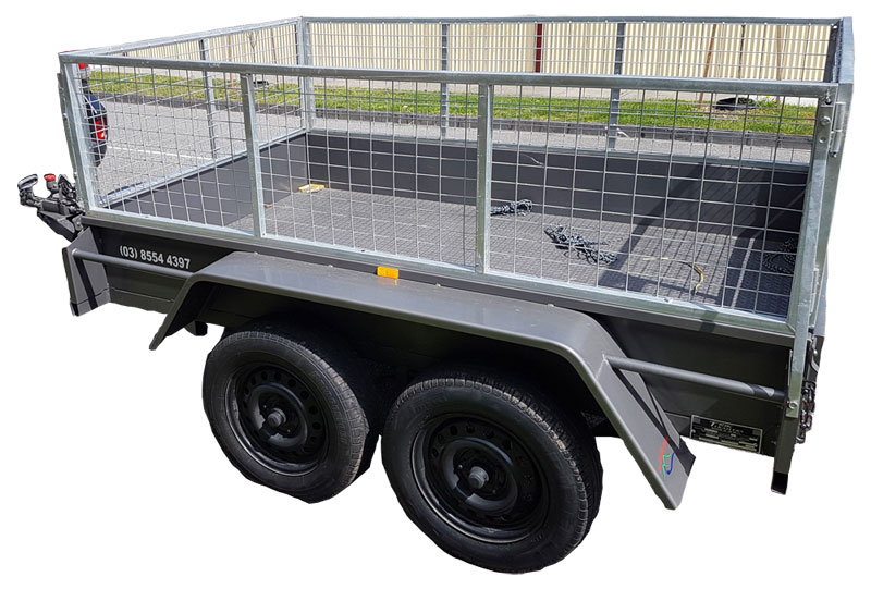 Cage Trailer 8x5 Double Axle